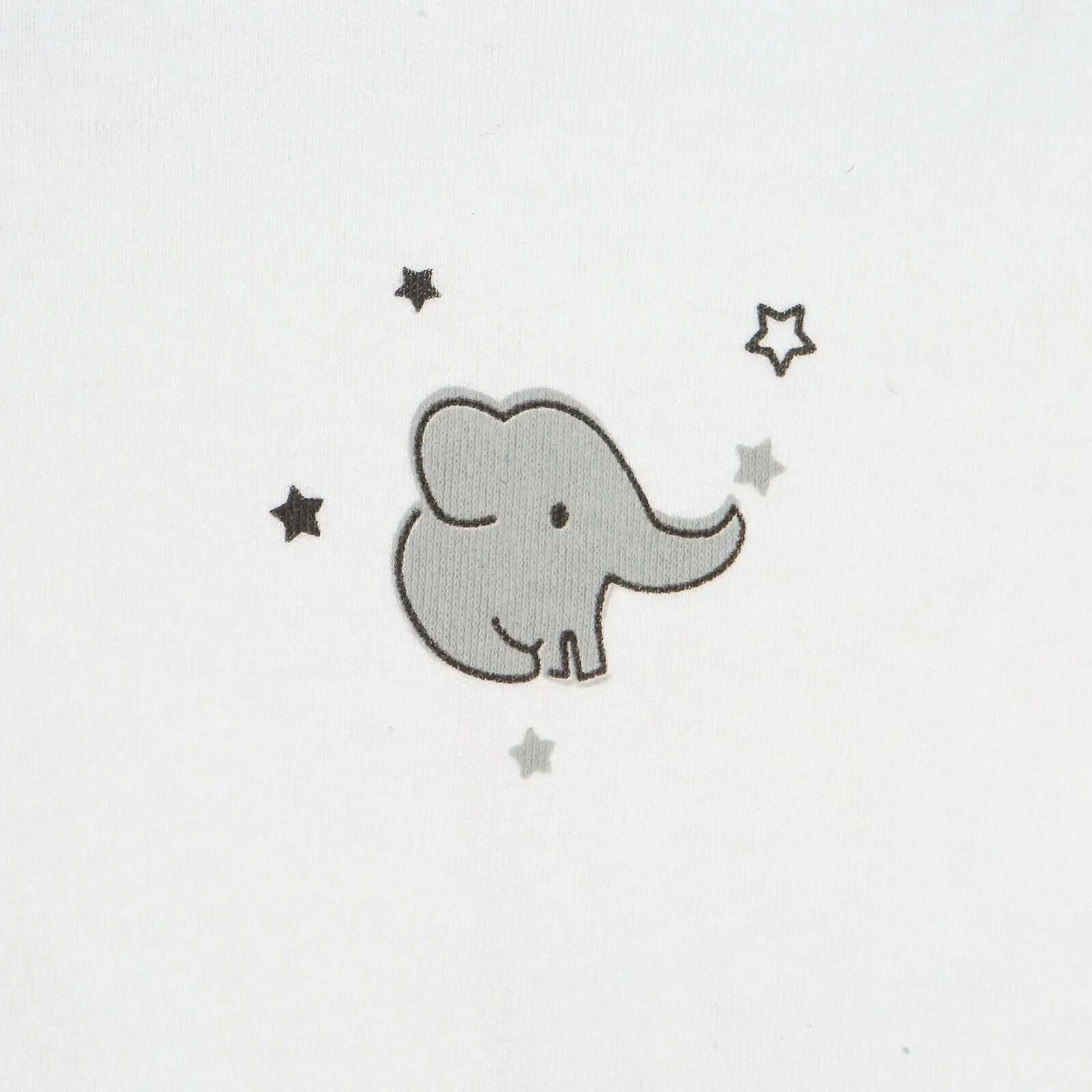 HelloBaby Newborn Baby Cute Elephant Romper Baby and Hat Set 3 pcs - Ecru - ebebek - Black Friday