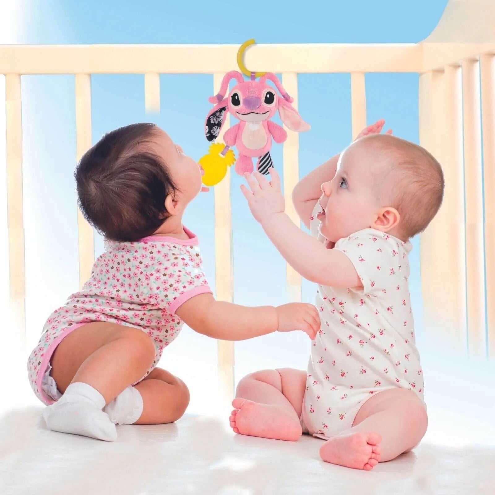 Disney Baby - Angel Soft Rattle Travel Plush - ebebek - Black Friday