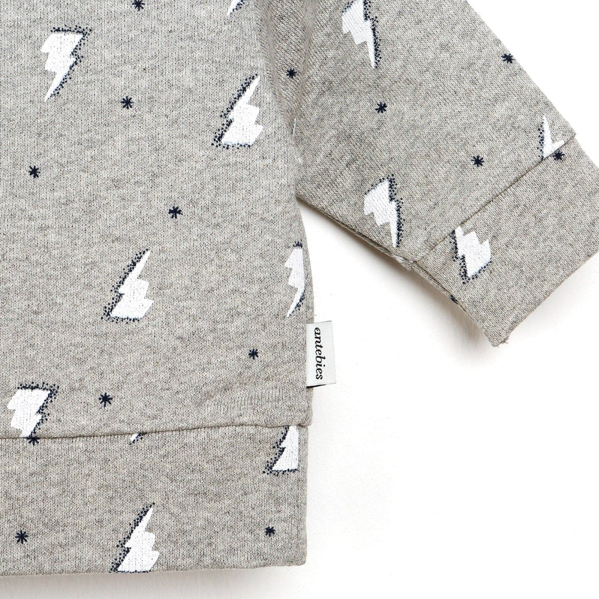 Antebies Newborn Sky Organic Sweatshirt - Grey - ebebek - Black Friday