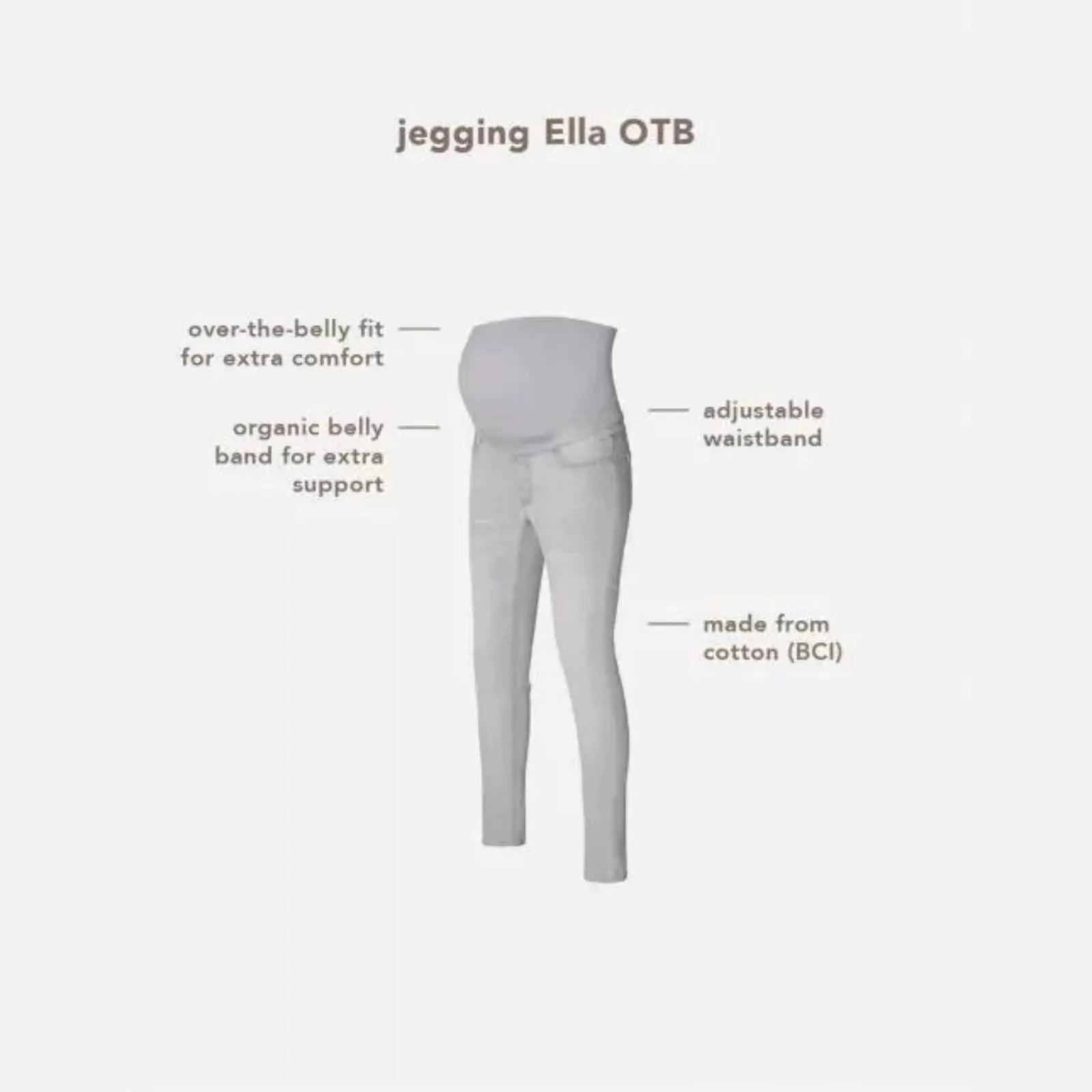 Noppies Jegging Ella - Grey - ebebek - Black Friday