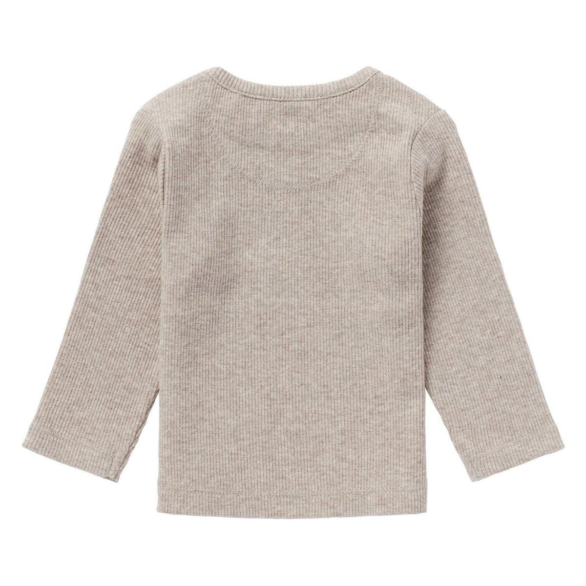 Noppies U Tee ls Rib Natal - Taupe Melange - ebebek - Black Friday