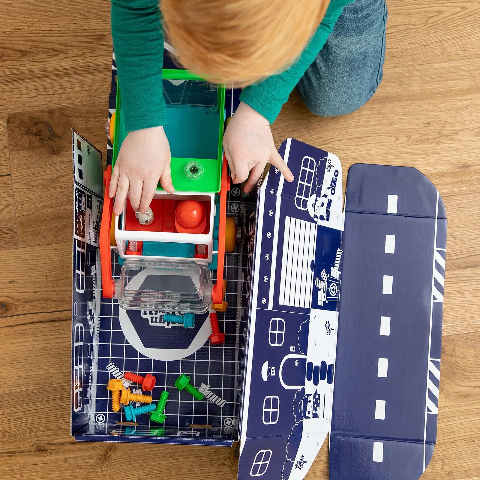 Design & Drill Bolt Buddies Police Rescue Pick - It - Up Truck - ebebek - Black Friday