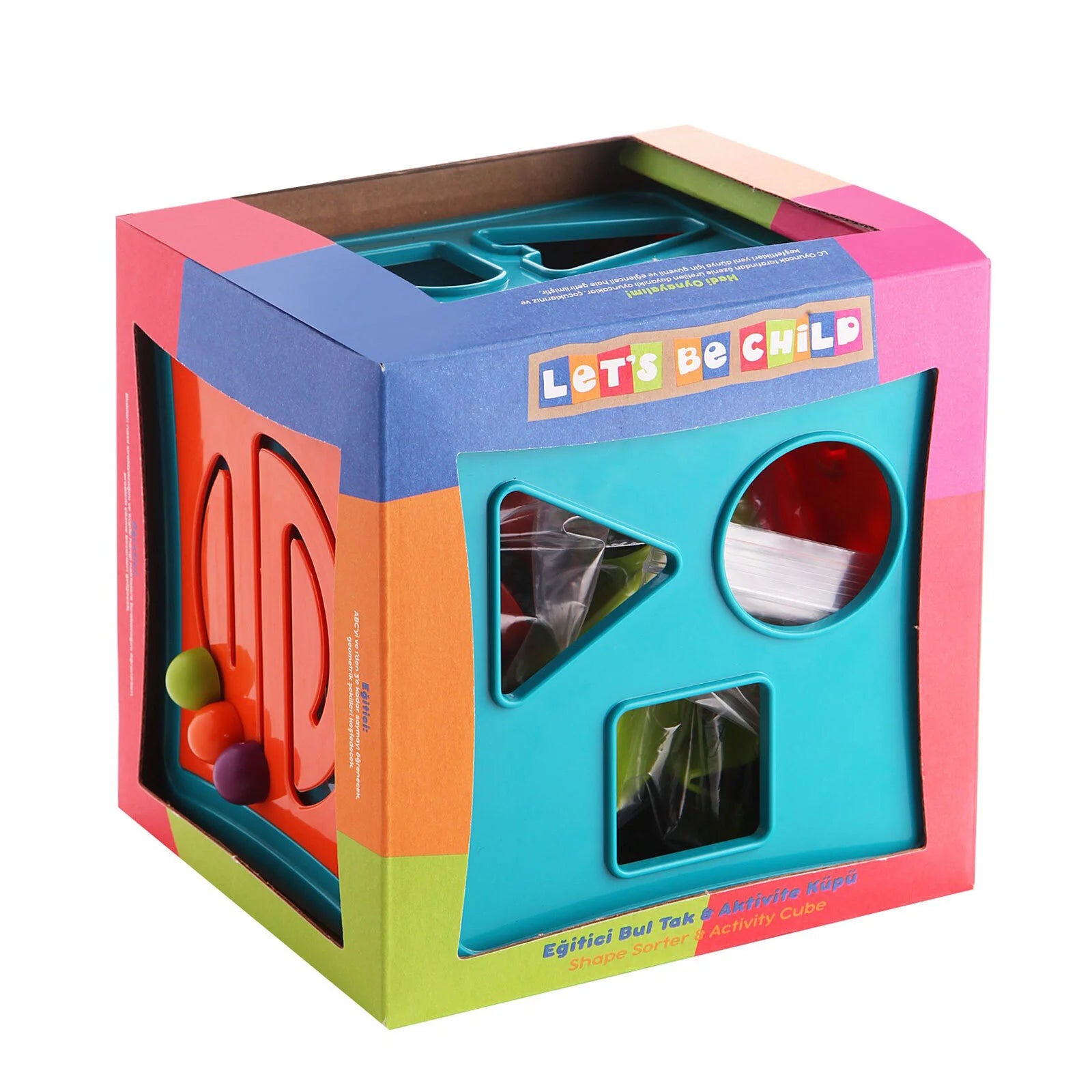 Let's Be Child Educational Shape Sorter & Activity Cube - ebebek - Black Friday