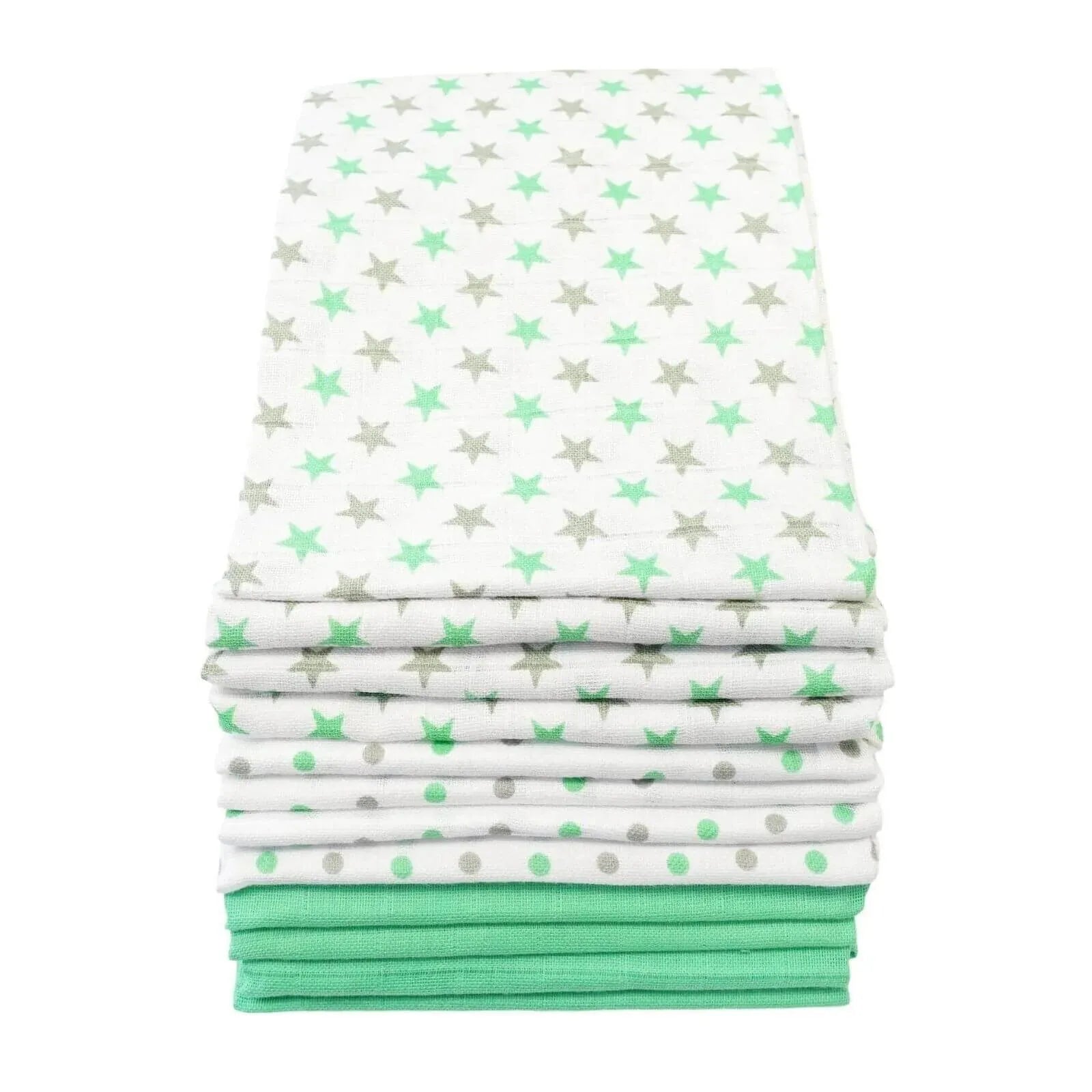 MuslinZ 12 Pack Muslin Squares 70x70cm - Mint - ebebek - Black Friday