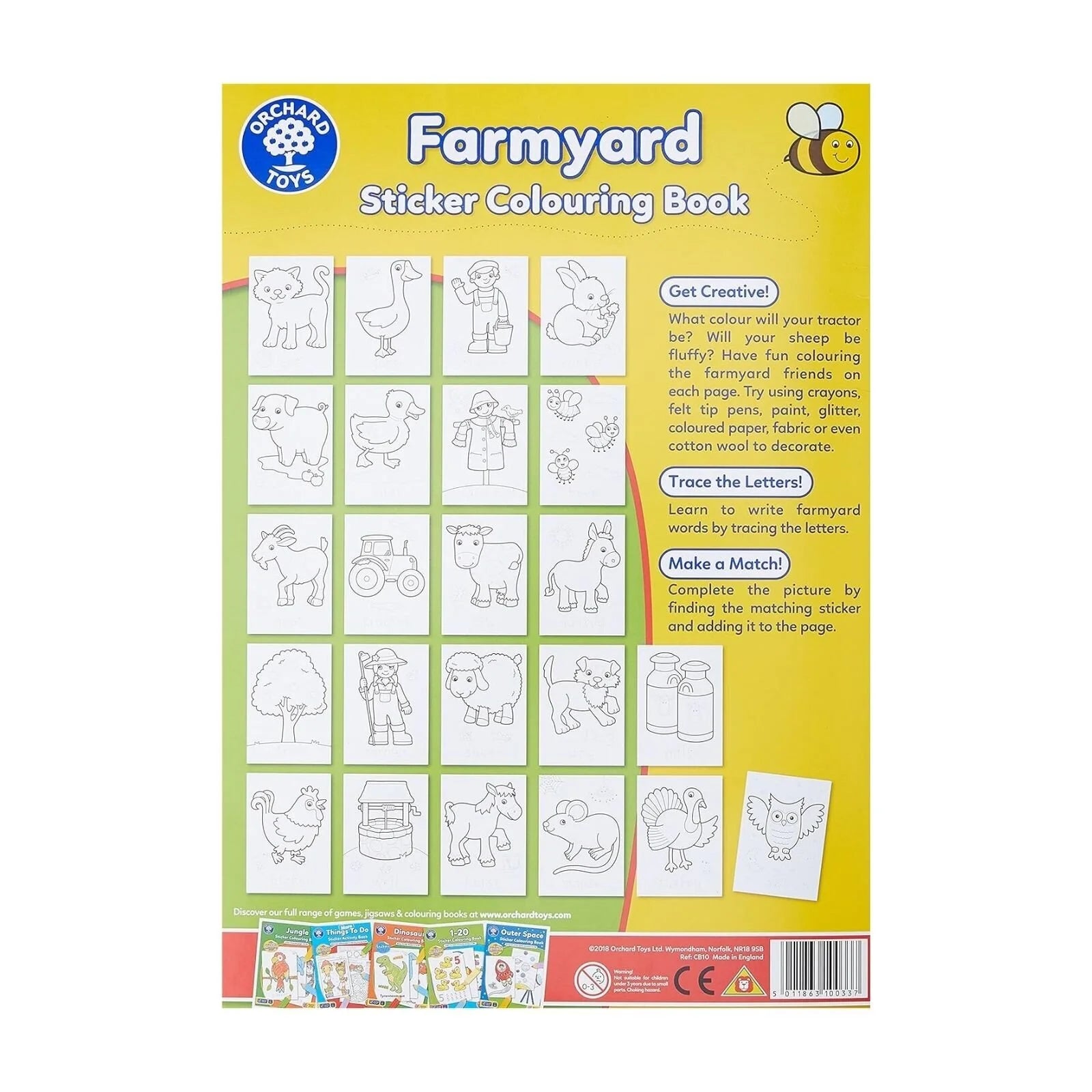 Orchard Toys Farmyard Colouring Book - ebebek - Black Friday