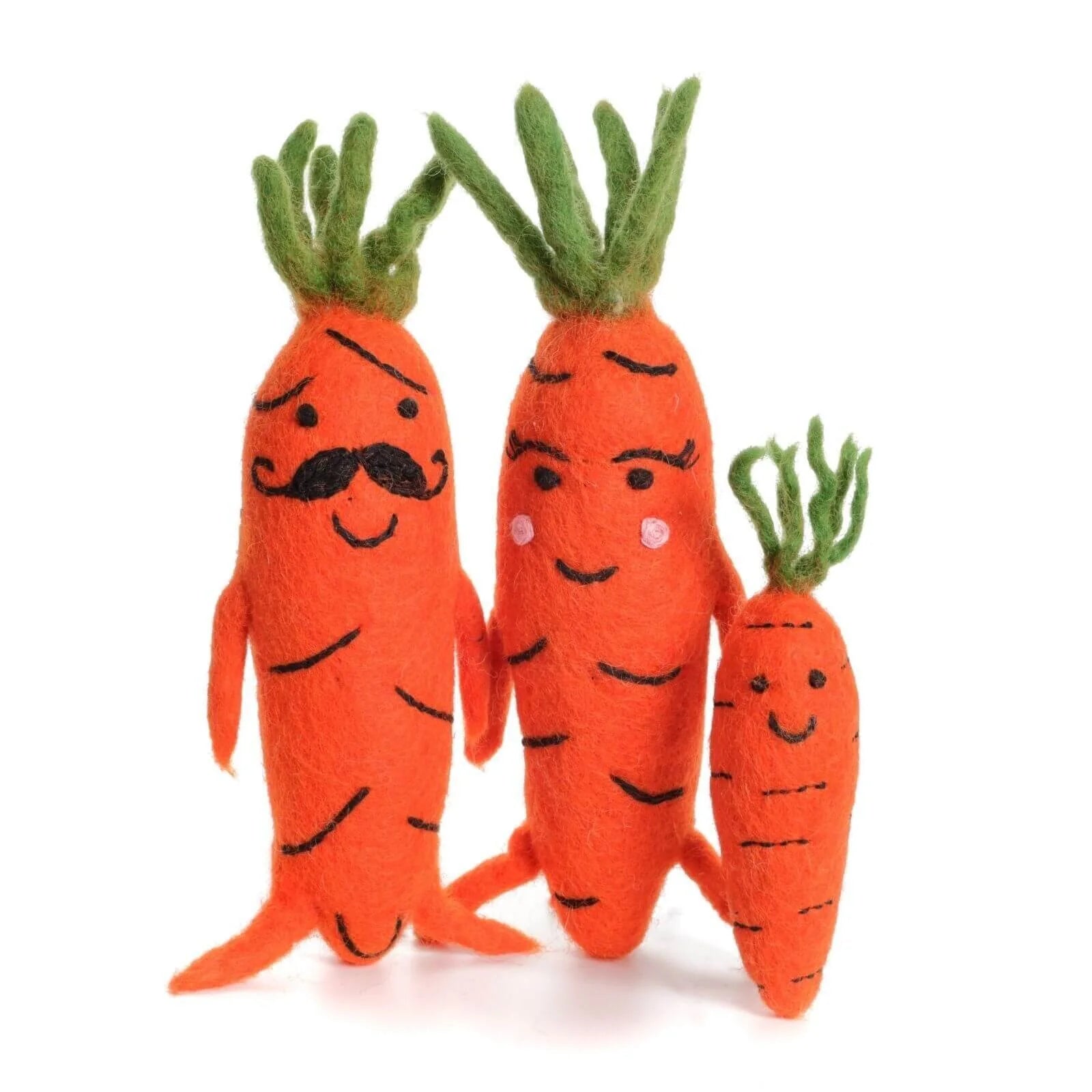 Amica Felt Mr & Mrs Carrot Toy 22cm - ebebek - Black Friday
