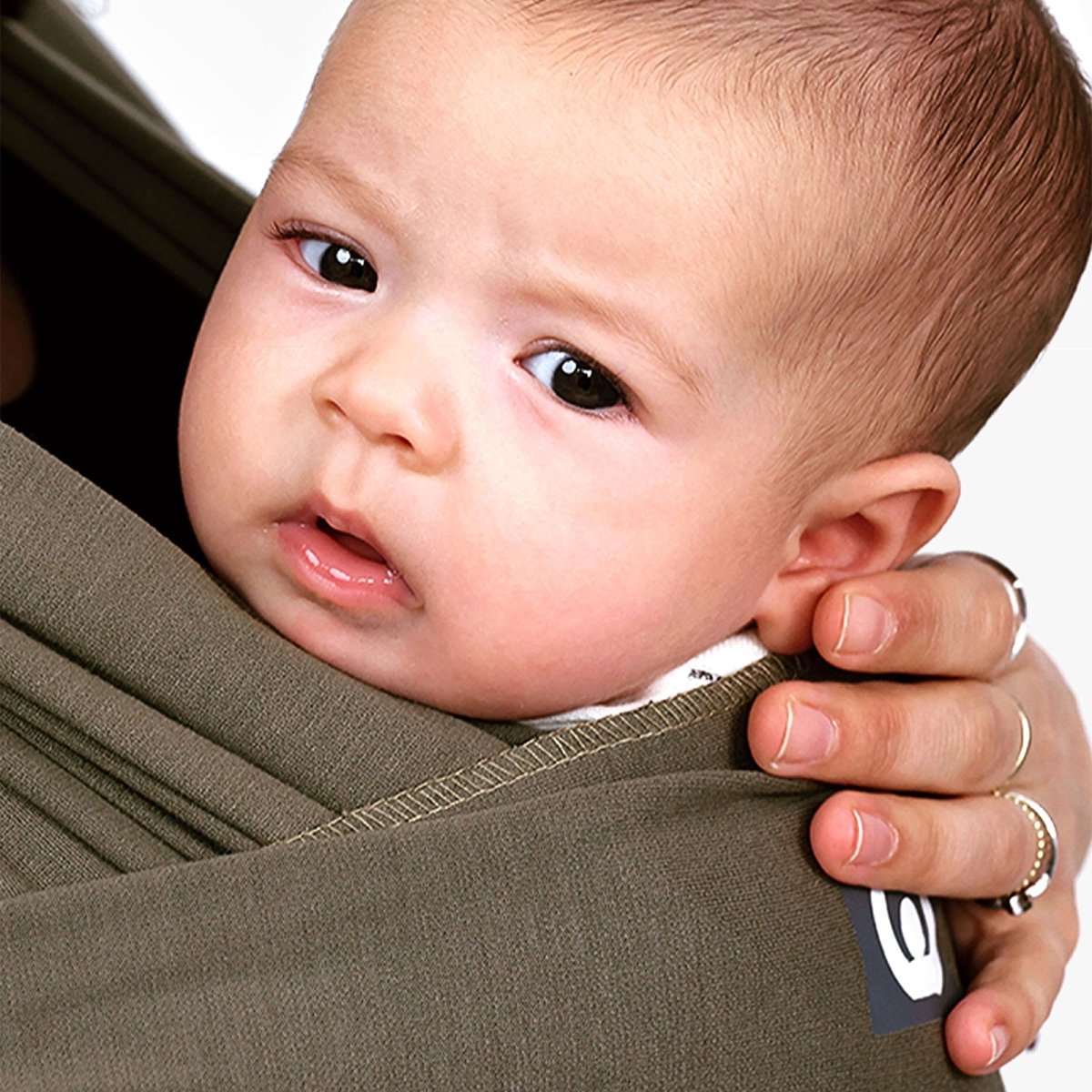 Gaia Carry Stretchy Baby Wrap Pure Tencel - Forest Green - ebebek - Black Friday