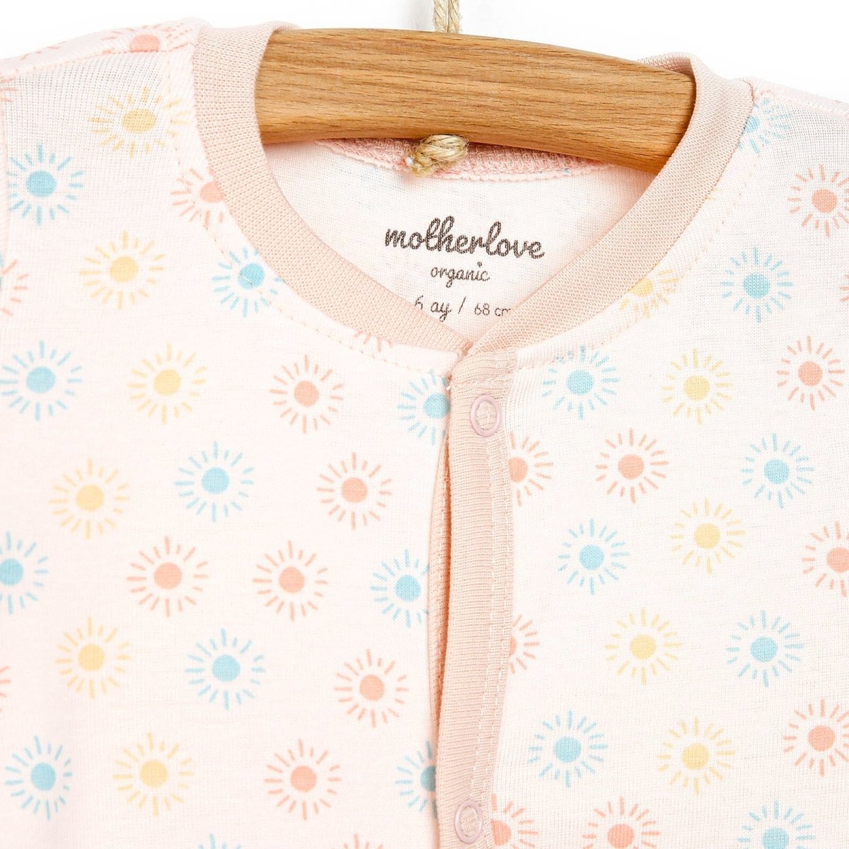 Motherlove Newborn Organic Footed Jumpsuit - Purple - ebebek - Black Friday