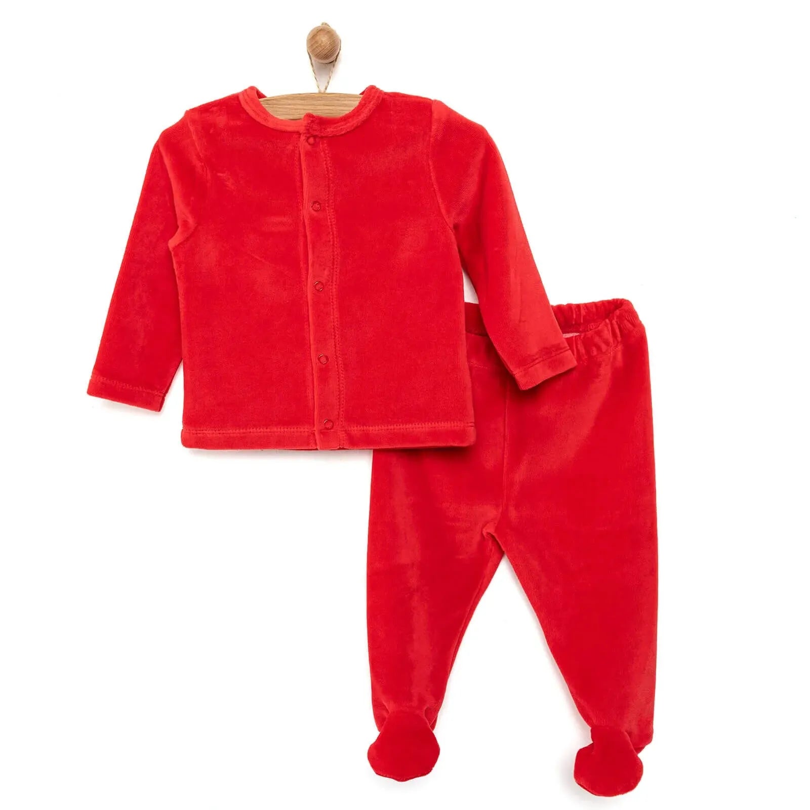 HelloBaby Cardigan - Footed Bottom - Red - ebebek - Black Friday