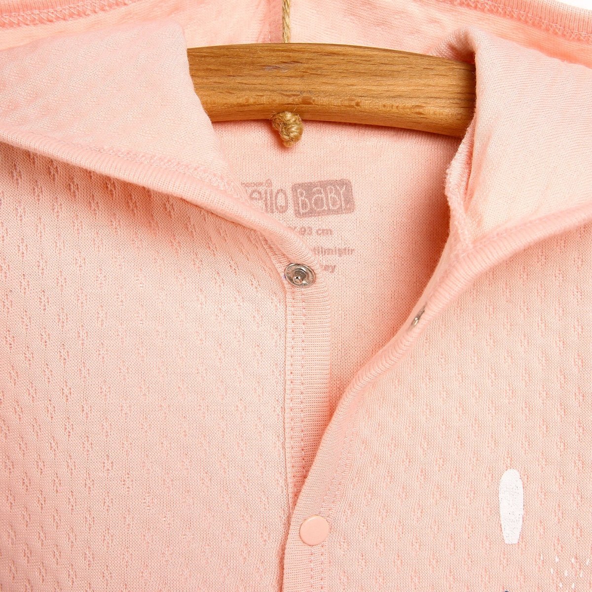 HelloBaby Basic Baby Girl Quilted Hooded - Light Pink - ebebek - Black Friday