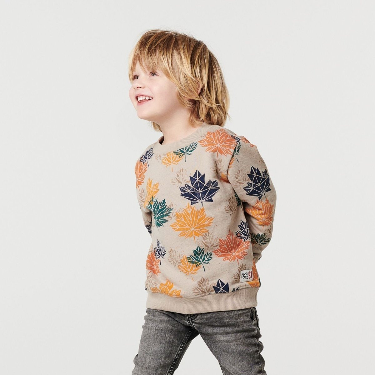 Noppies Boys Sweater Long Sleeve Keyser Allover Print - String - ebebek - Black Friday