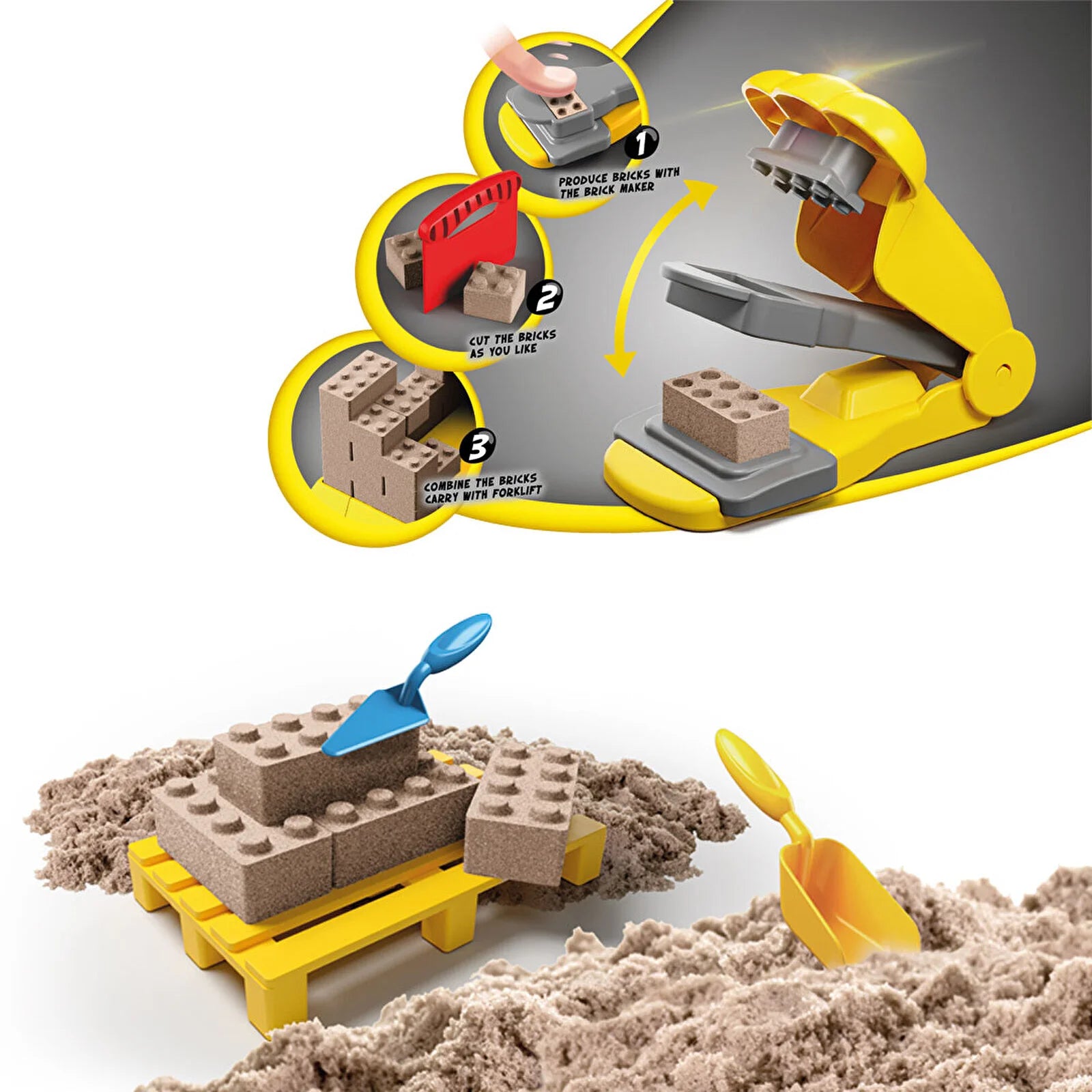 Artcraft Forklift Operator Play Sand Set 750 Gr - ebebek - Black Friday
