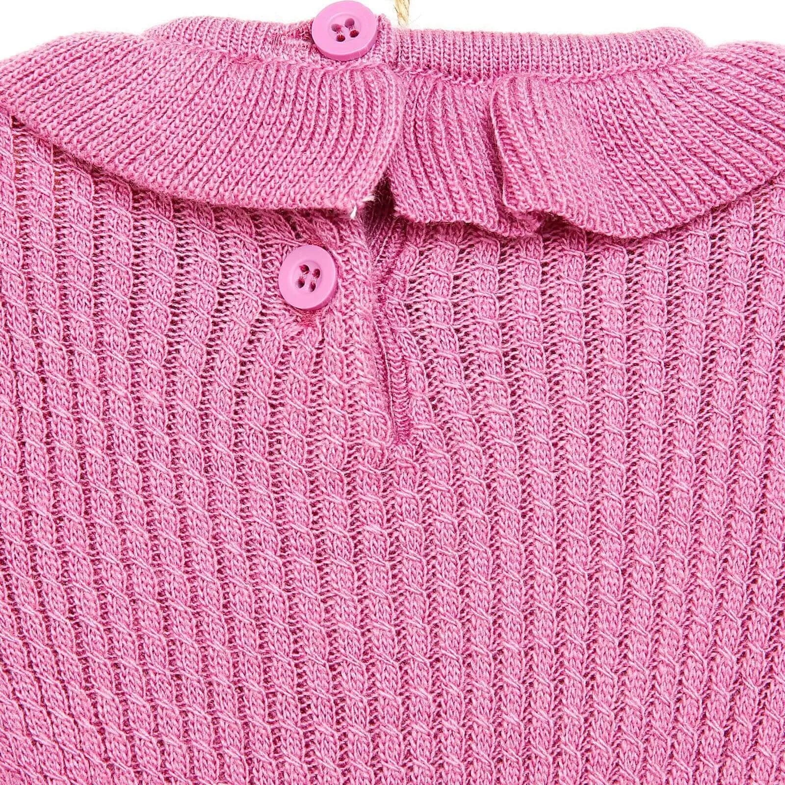 HelloBaby Newborn Frilled Knit Short Overall - Lilac - ebebek - Black Friday