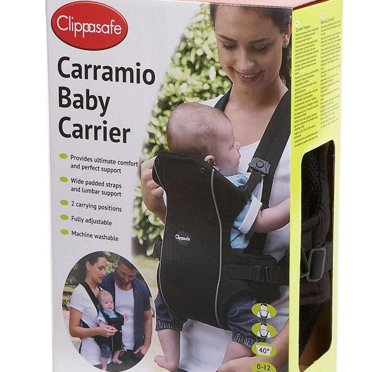Clippasafe Carramio Carrier Black - ebebek - Black Friday