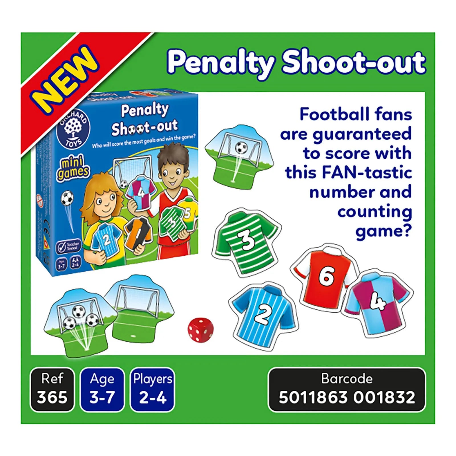 Orchard Toys Mini Games - Penalty Shoot - Out - ebebek - Black Friday