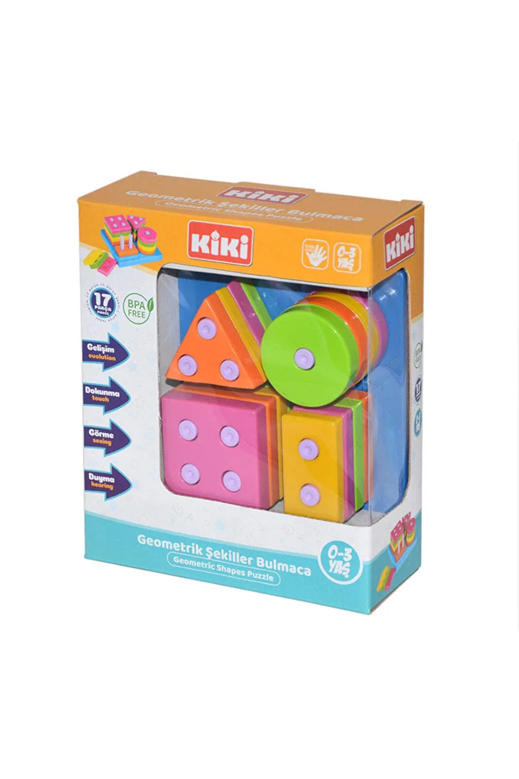 Kiki Geometric Shapes Puzzle - ebebek - Black Friday