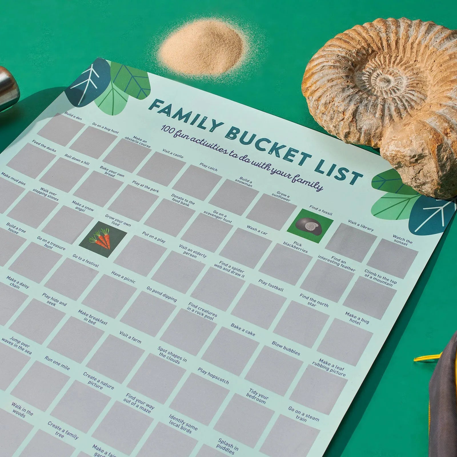 Toddle born Wild A2 100 Activity Bucket List Poster - ebebek - Black Friday