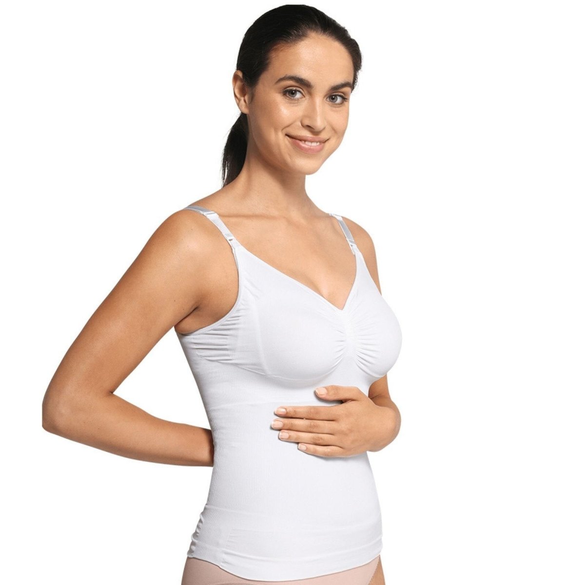 Carriwell Nursing Top with Shapewear - White - ebebek - Black Friday