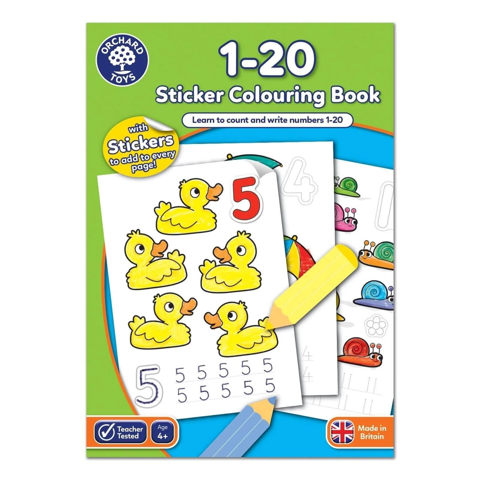 Orchard Toys 1 - 20 Colouring Book - ebebek - Black Friday