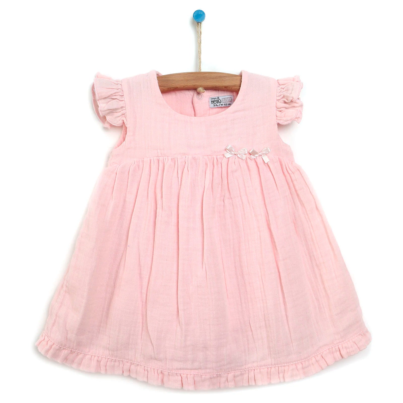 HelloBaby Newborn Bodysuit Dress - Light Pink - ebebek - Black Friday