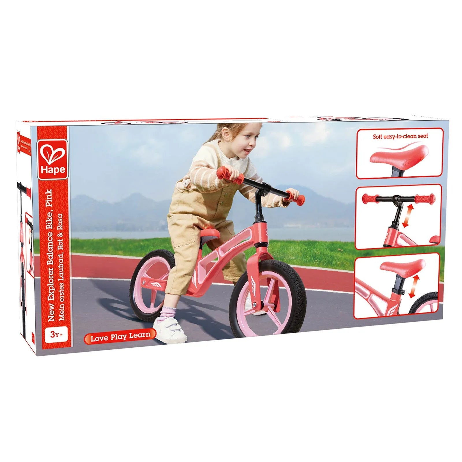 Hape New Explorer Kids Balance Bike, Pink - ebebek - Black Friday