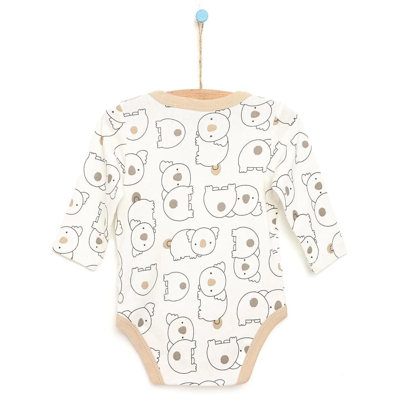 Motherlove Newborn Organic Sleeve Bodysuit - Beige - ebebek - Black Friday