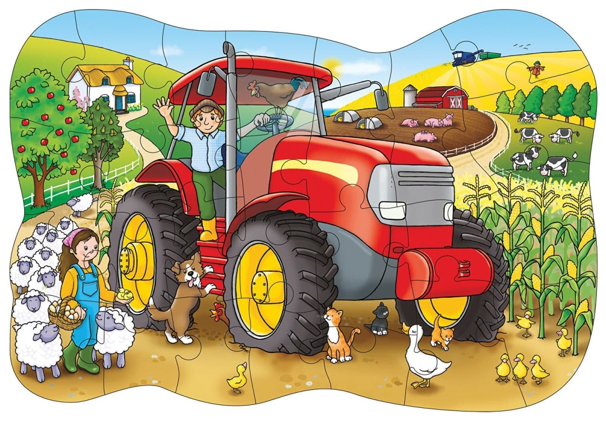 Orchard Toys Big Tractor Jigsaw Puzzle - ebebek - Black Friday
