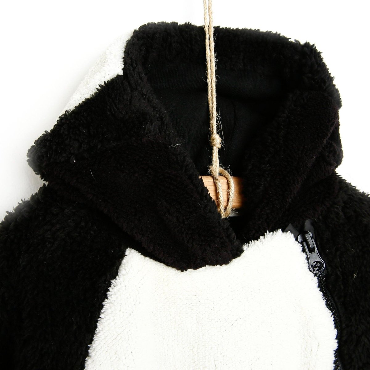 Midimod Newborn Welsoft Penguin Footed Jumpsuit - Black - ebebek - Black Friday