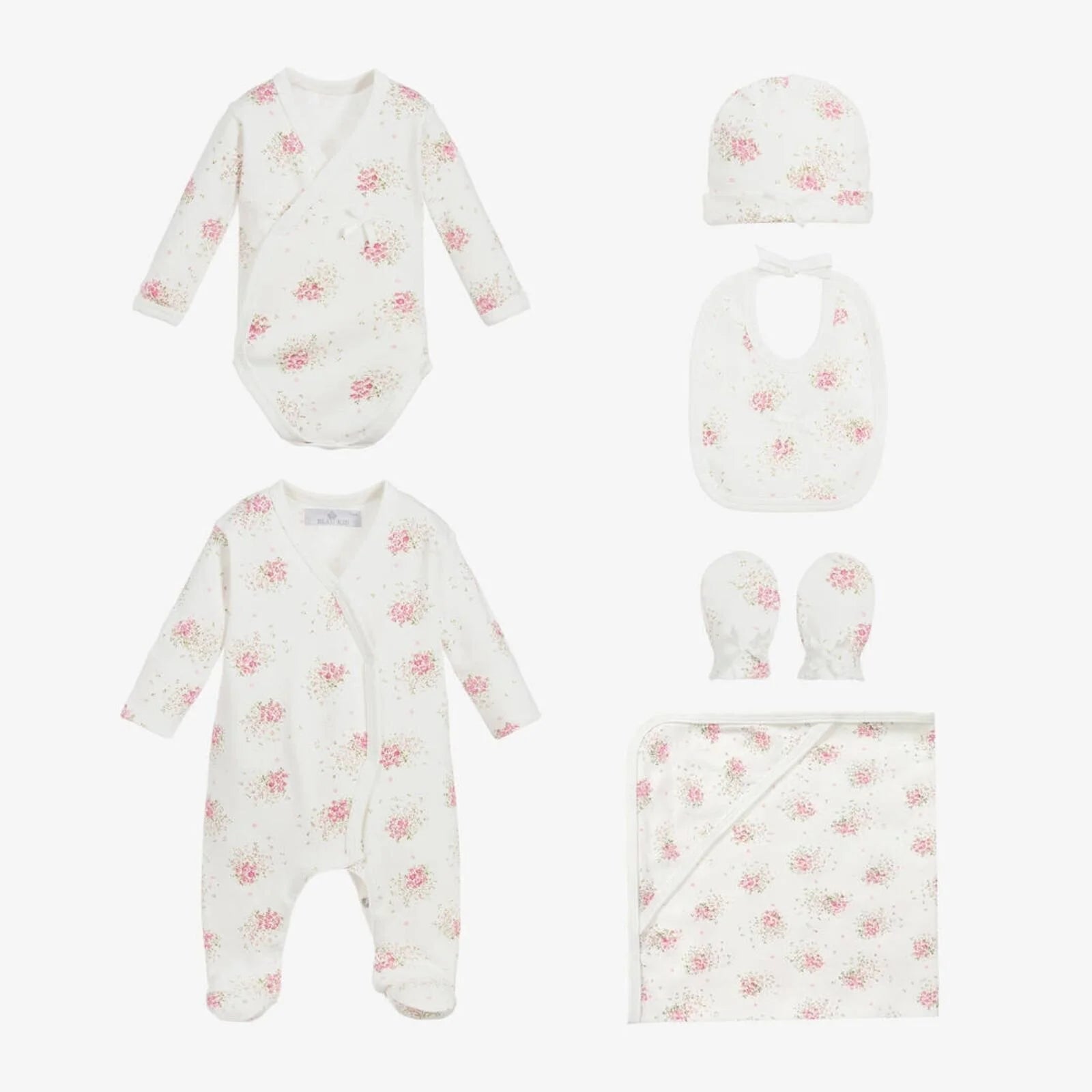 Beau Kid Baby Girls 6 Piece Cotton Flower Set - ebebek - Black Friday