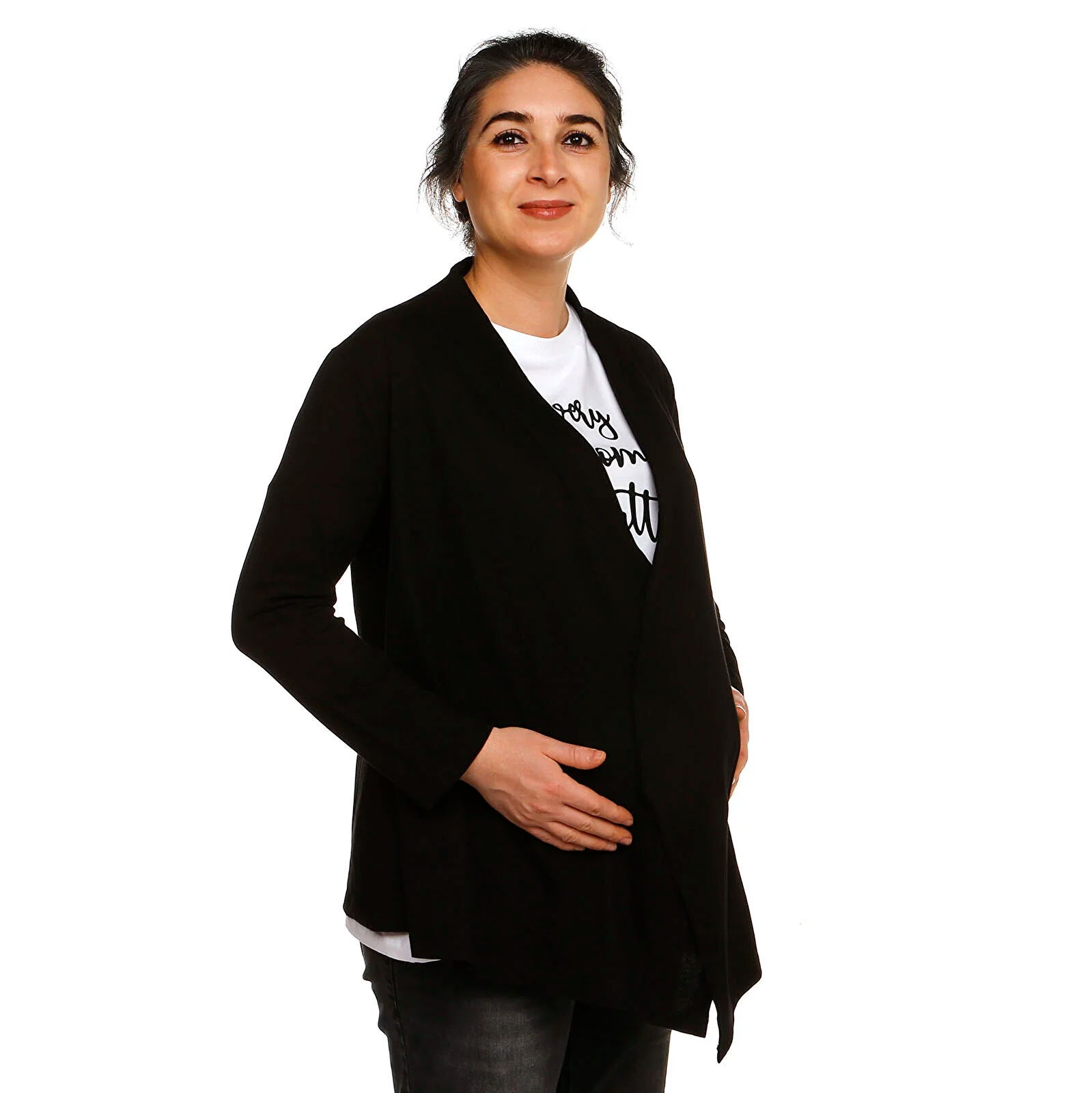 baby mom Maternity Cardigan - Black - ebebek - Black Friday