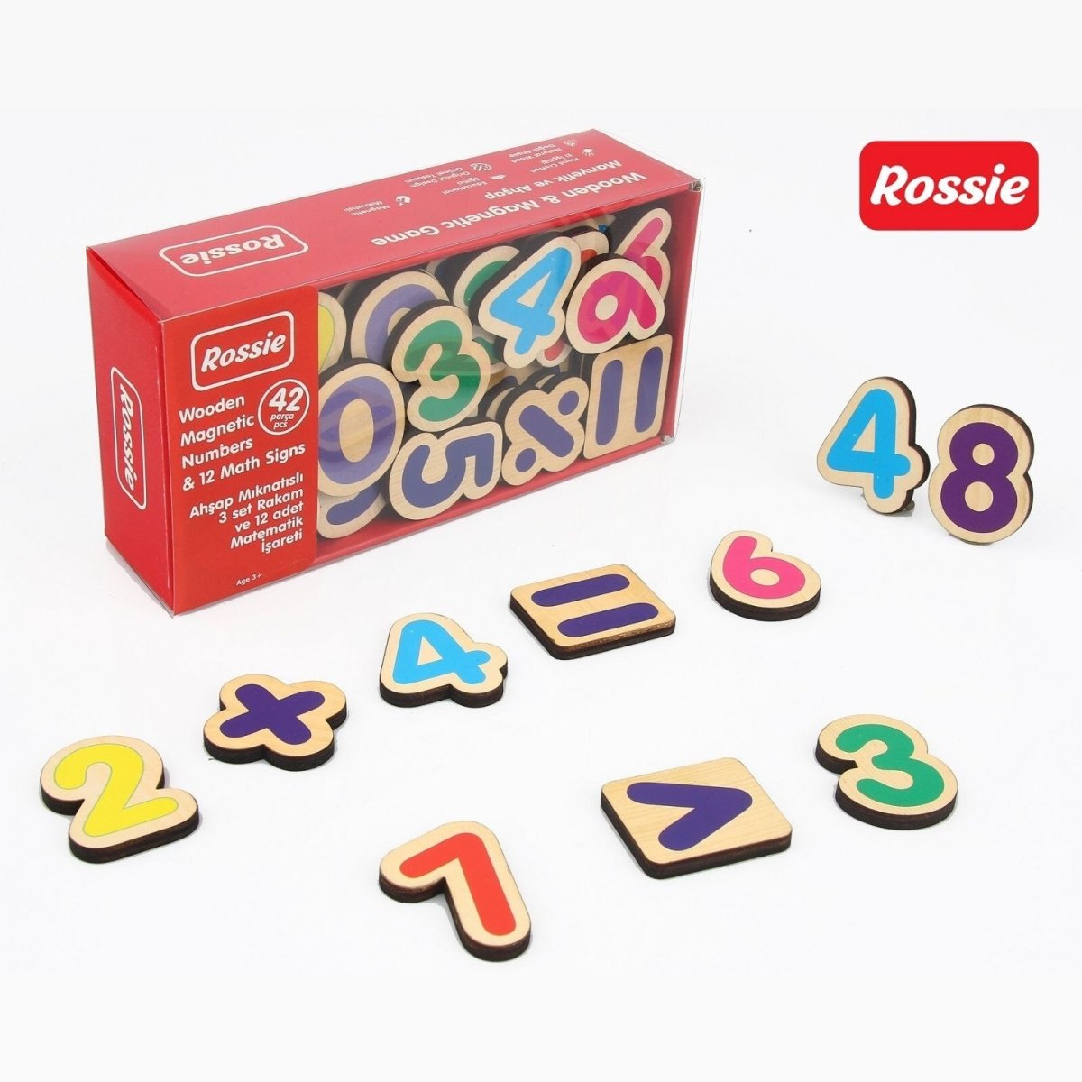 Rossie Magnetic Wooden Numbers - ebebek - Black Friday