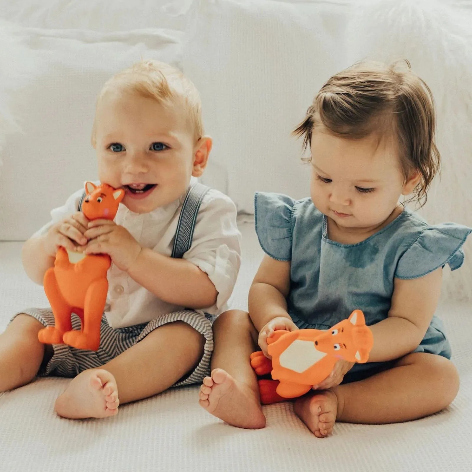 Mizzie The Kangaroo 100% Natural Rubber Teething Toy - ebebek - Black Friday