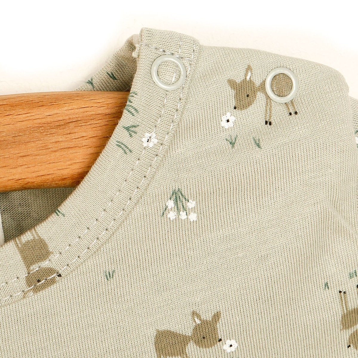 Antebies Antebies Newborn Deer Organic Sweatshirt - Grey - ebebek - Black Friday
