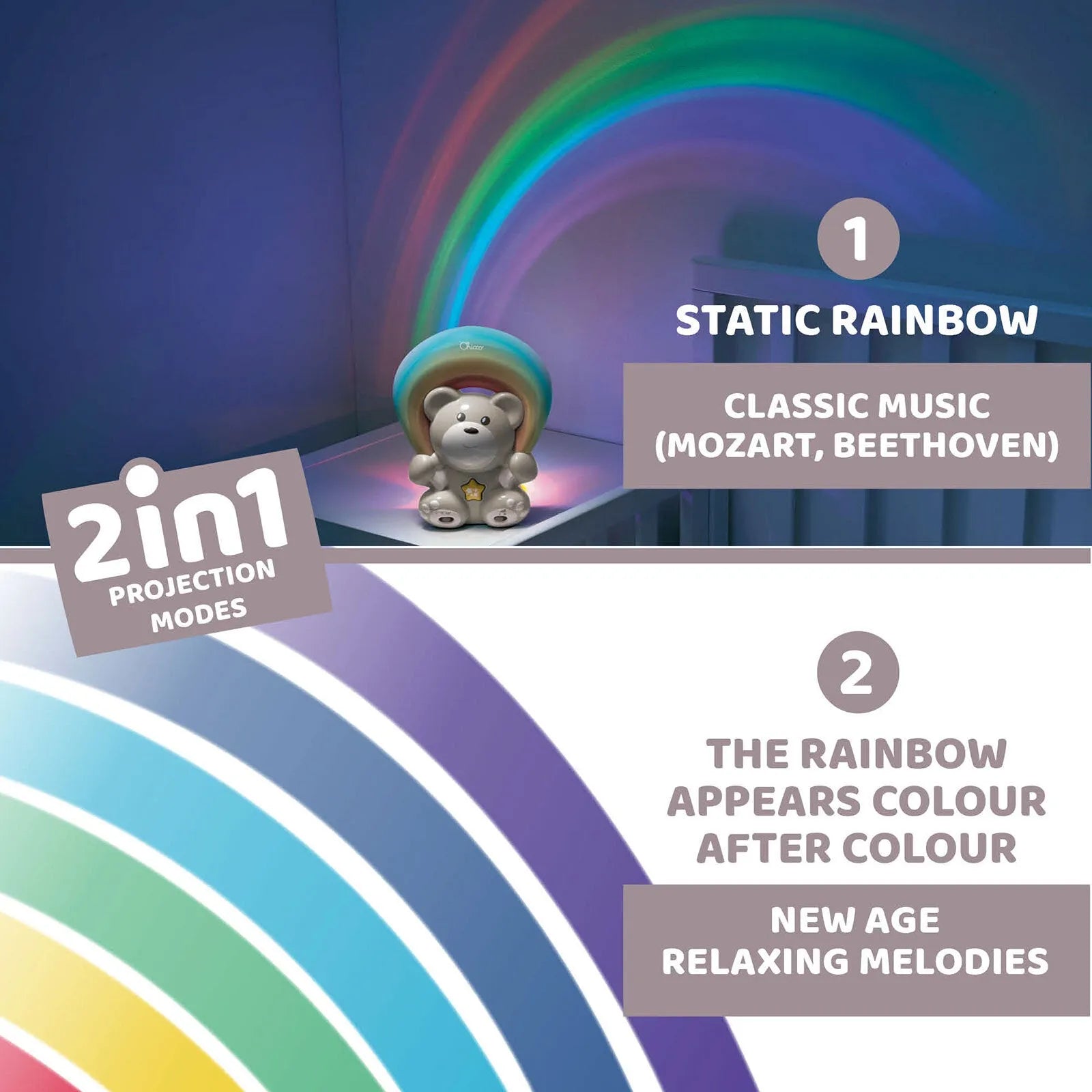 Chicco Rainbow Bear - ebebek - Black Friday