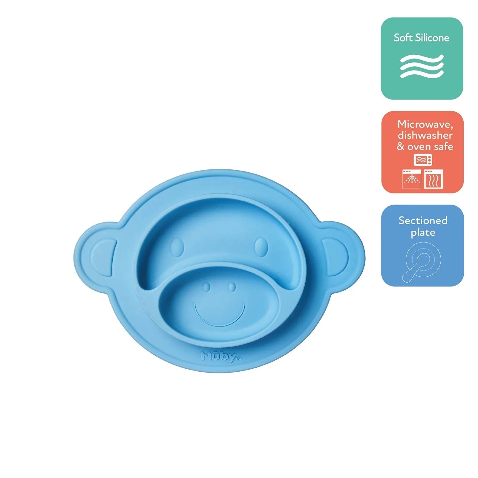 Nuby Silicone Section Plate Mat - ebebek - Black Friday