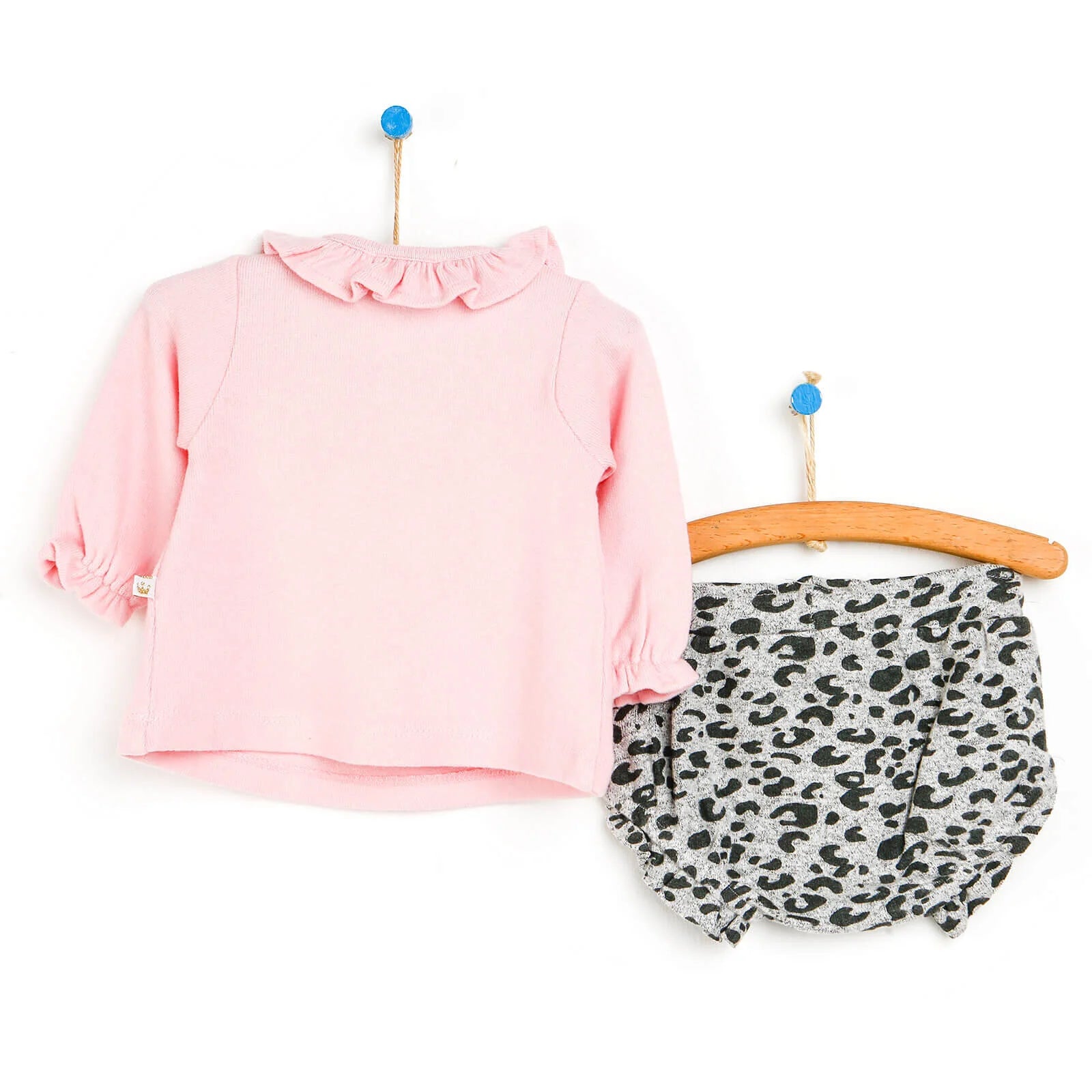 For My Baby Newborn Leopard Blouse - Short - Pink - ebebek - Black Friday