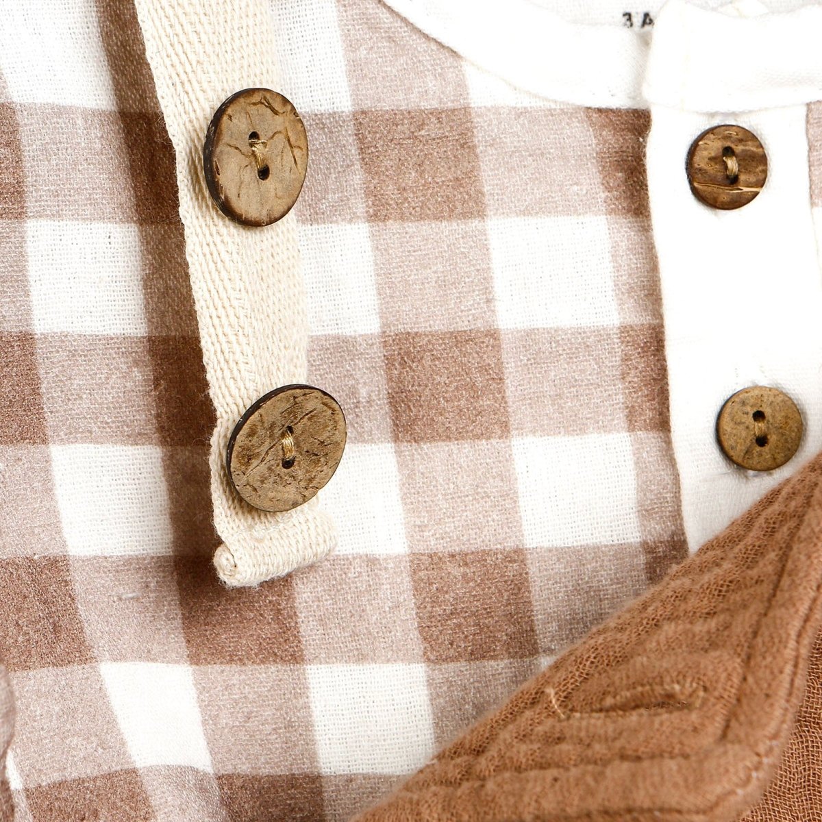 HelloBaby Newborn Muslin Overalls - Sweatshirt - Brown - ebebek - Black Friday