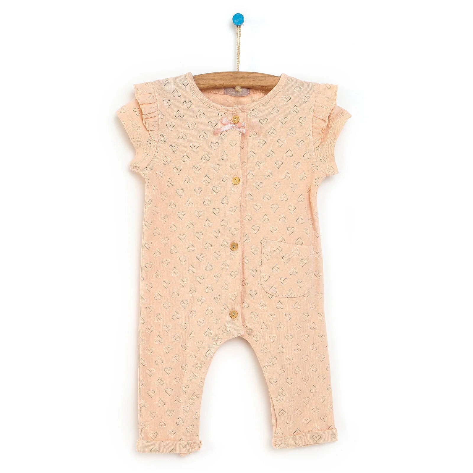 Cassiope Newborn Vintage Summer Short Romper - Beige - ebebek - Black Friday