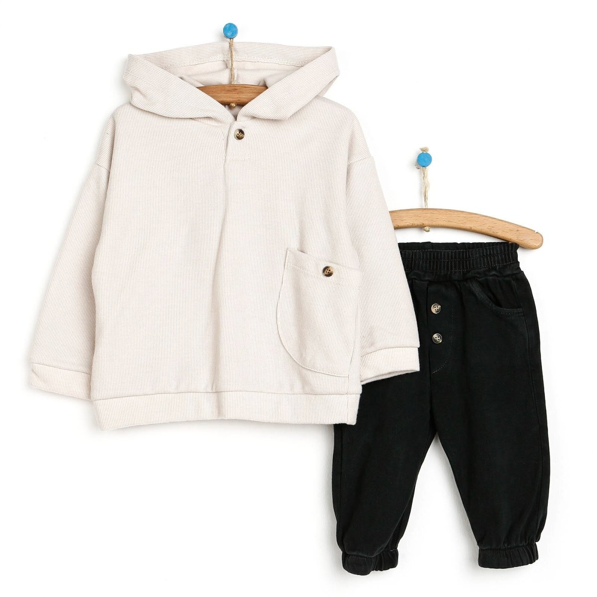 Tuffy Sweatshirt - Footless Bottom - Beige - ebebek - Black Friday