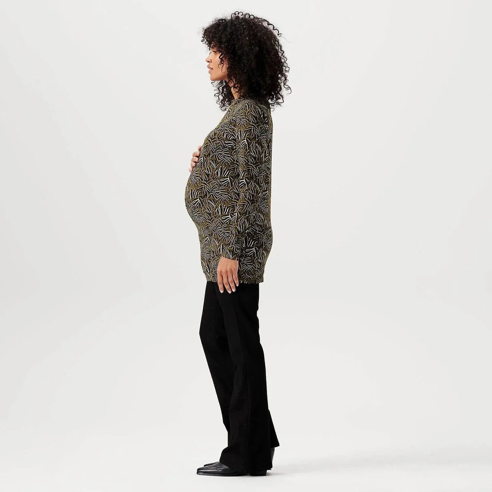 Noppies T-shirt Rayne Long Sleeve Allover Print - Dark Green - ebebek - Black Friday