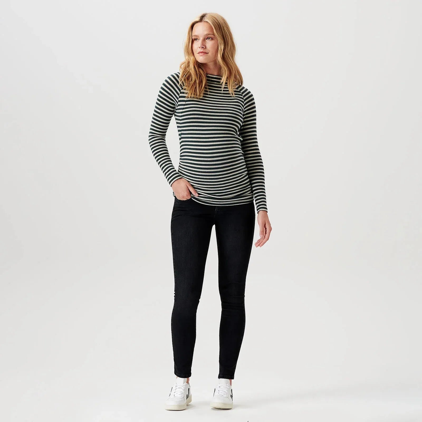 Noppies Top Pomeroy nursing long sleeve - Green Gables - ebebek - Black Friday