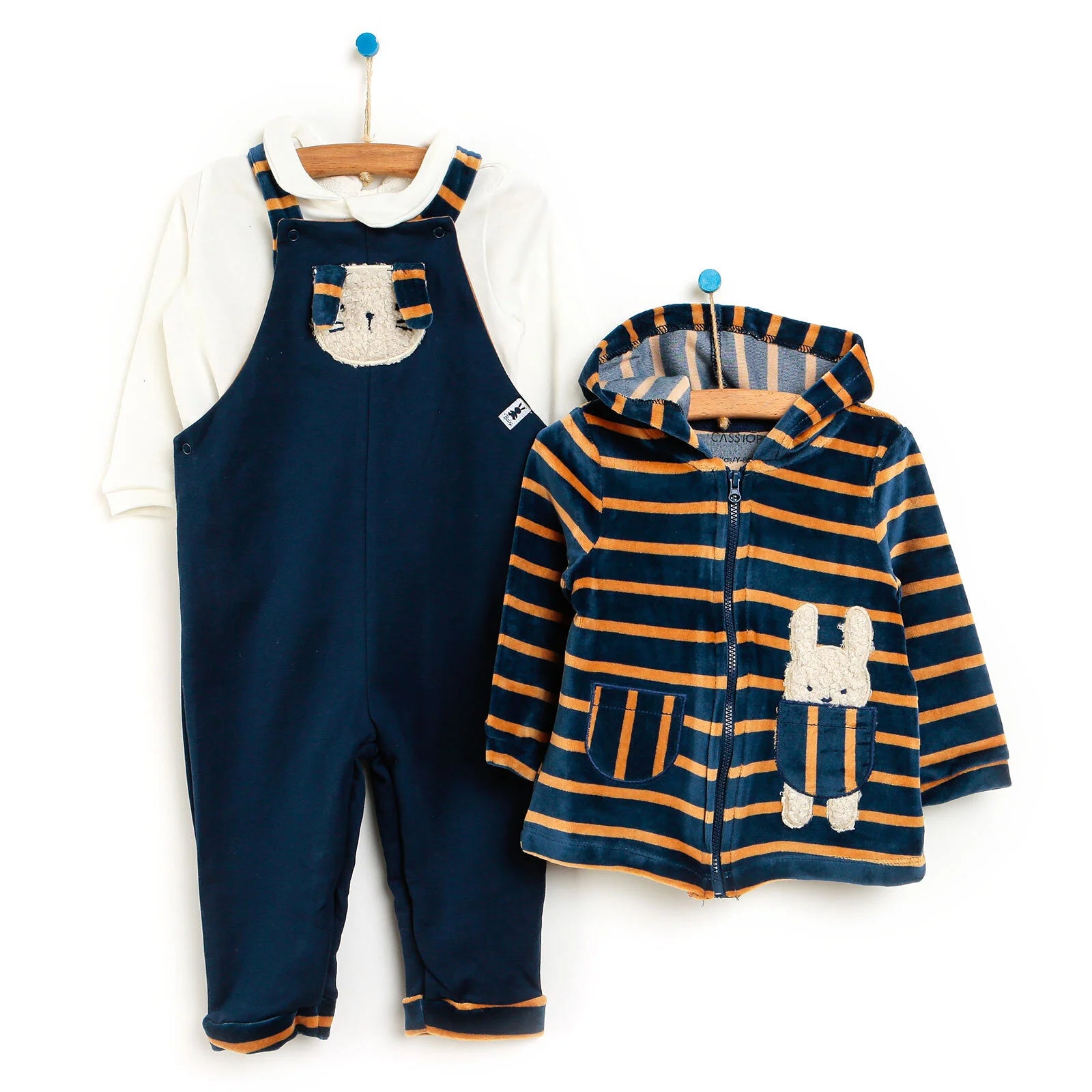 Cassiope Newborn Biscuits Overalls - Sweatshirt - Navy Blue - ebebek - Black Friday