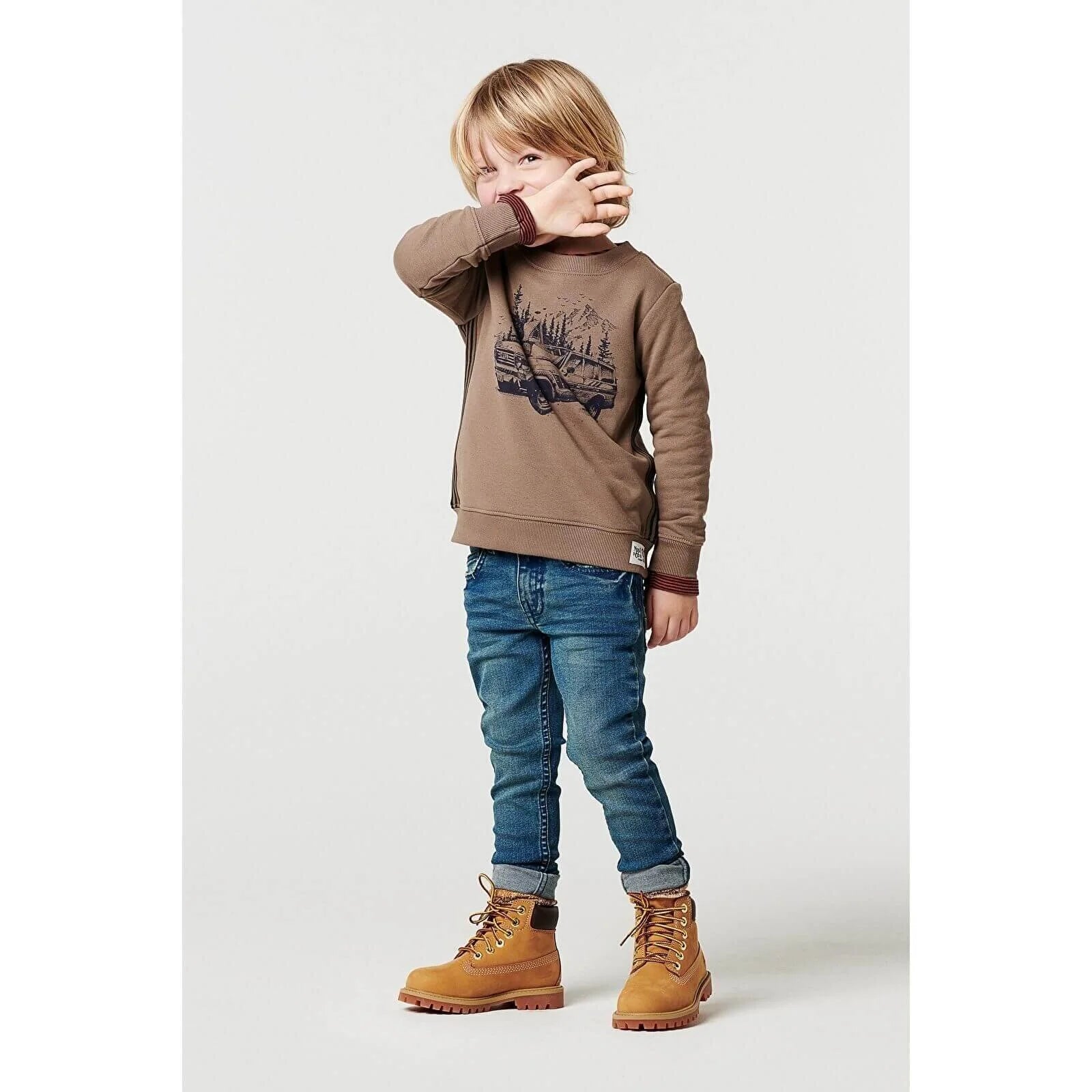 Noppies Boys Sweater long sleeve Krugerville - Burly Wood - ebebek - Black Friday