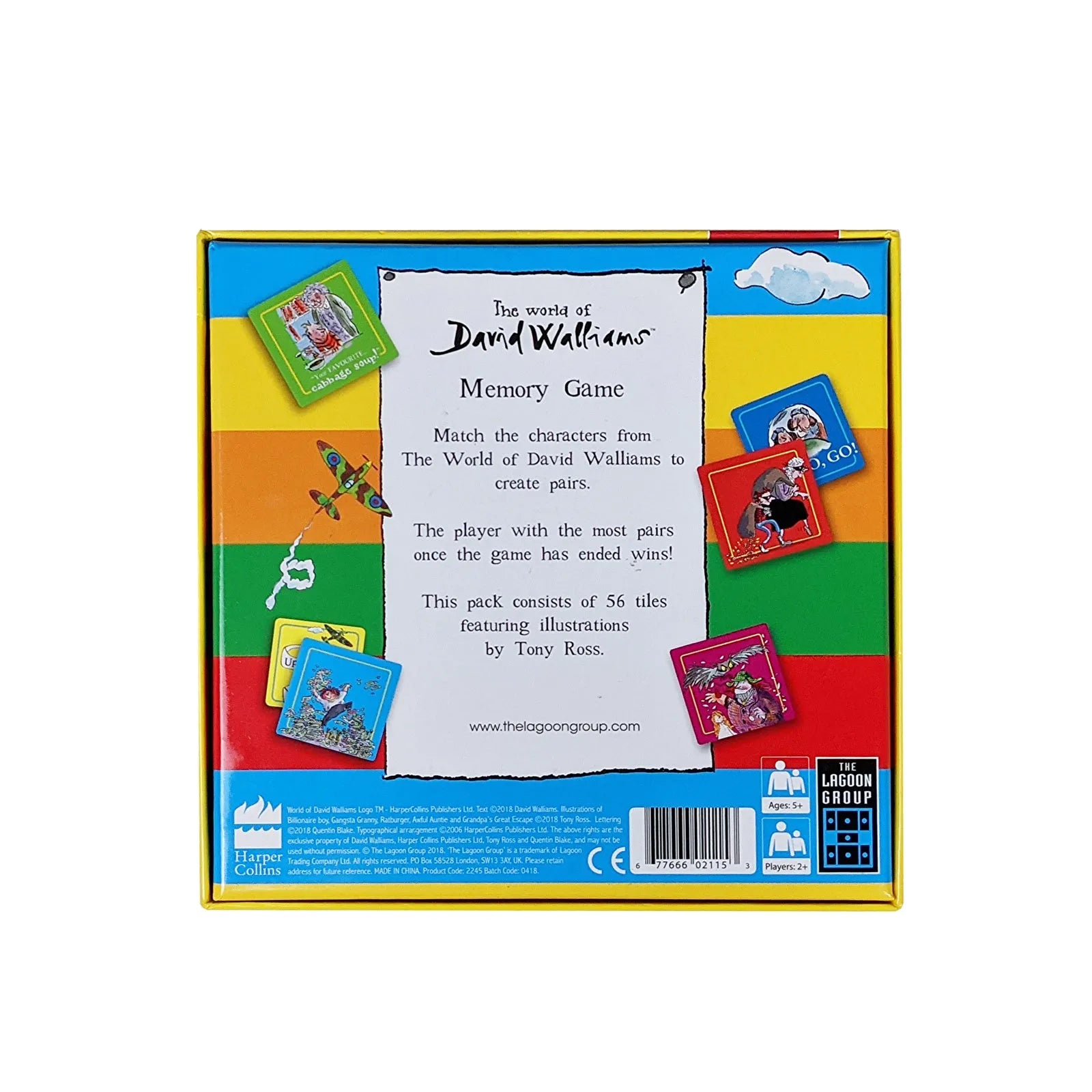 David Walliams Memory Game - ebebek - Black Friday