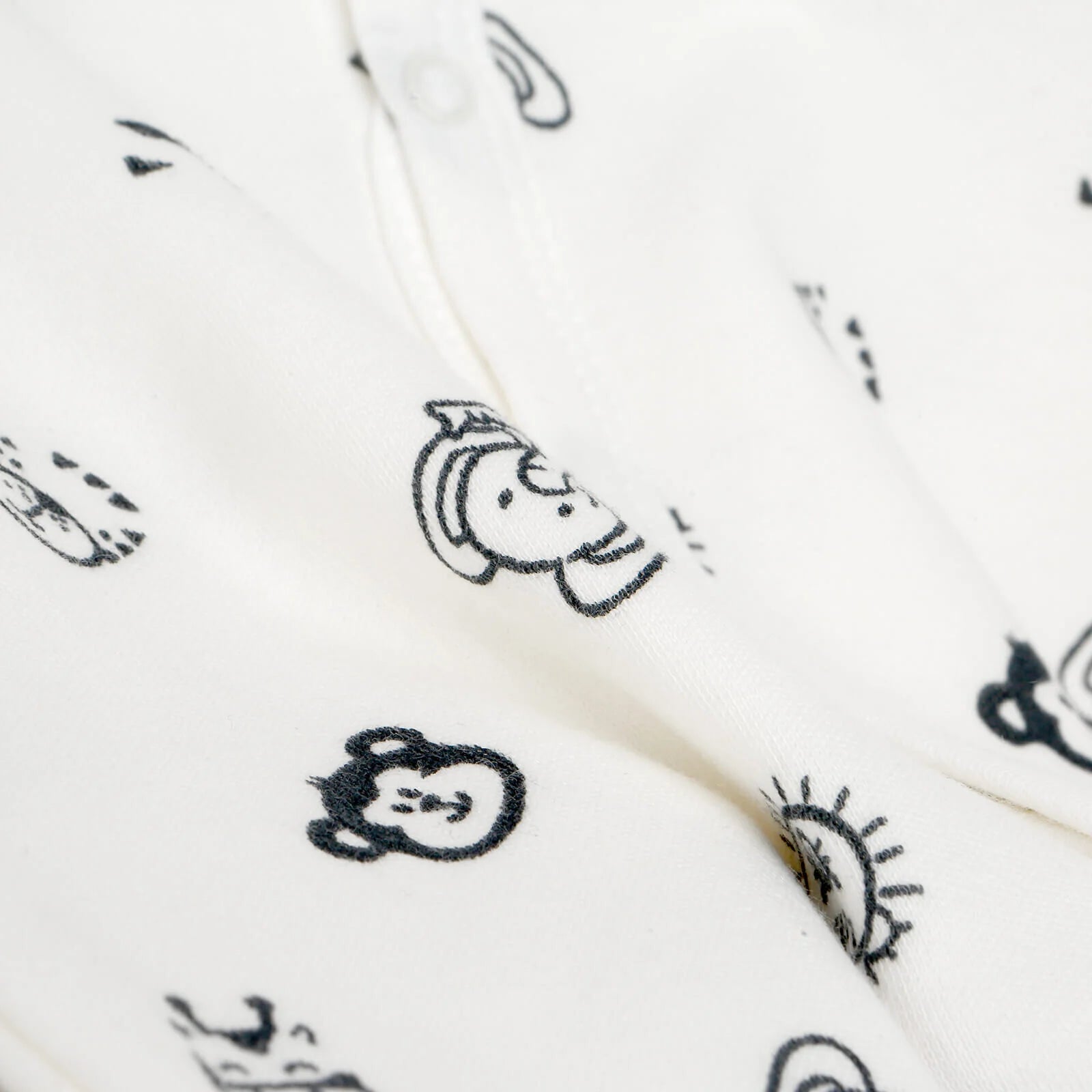 HelloBaby Newborn Baby Boy Footed Jumpsuit - White - ebebek - Black Friday