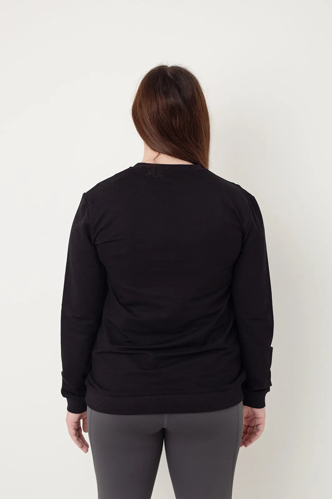 Latched Nursing Crew Sweatshirt - Black - ebebek - Black Friday