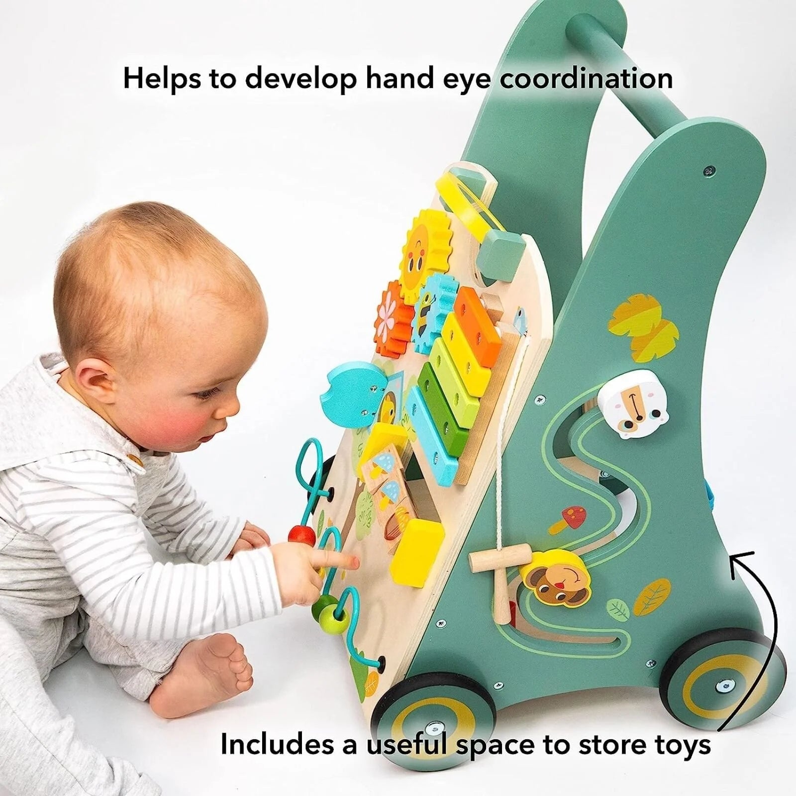 Nuby Wooden Walker - ebebek - Black Friday