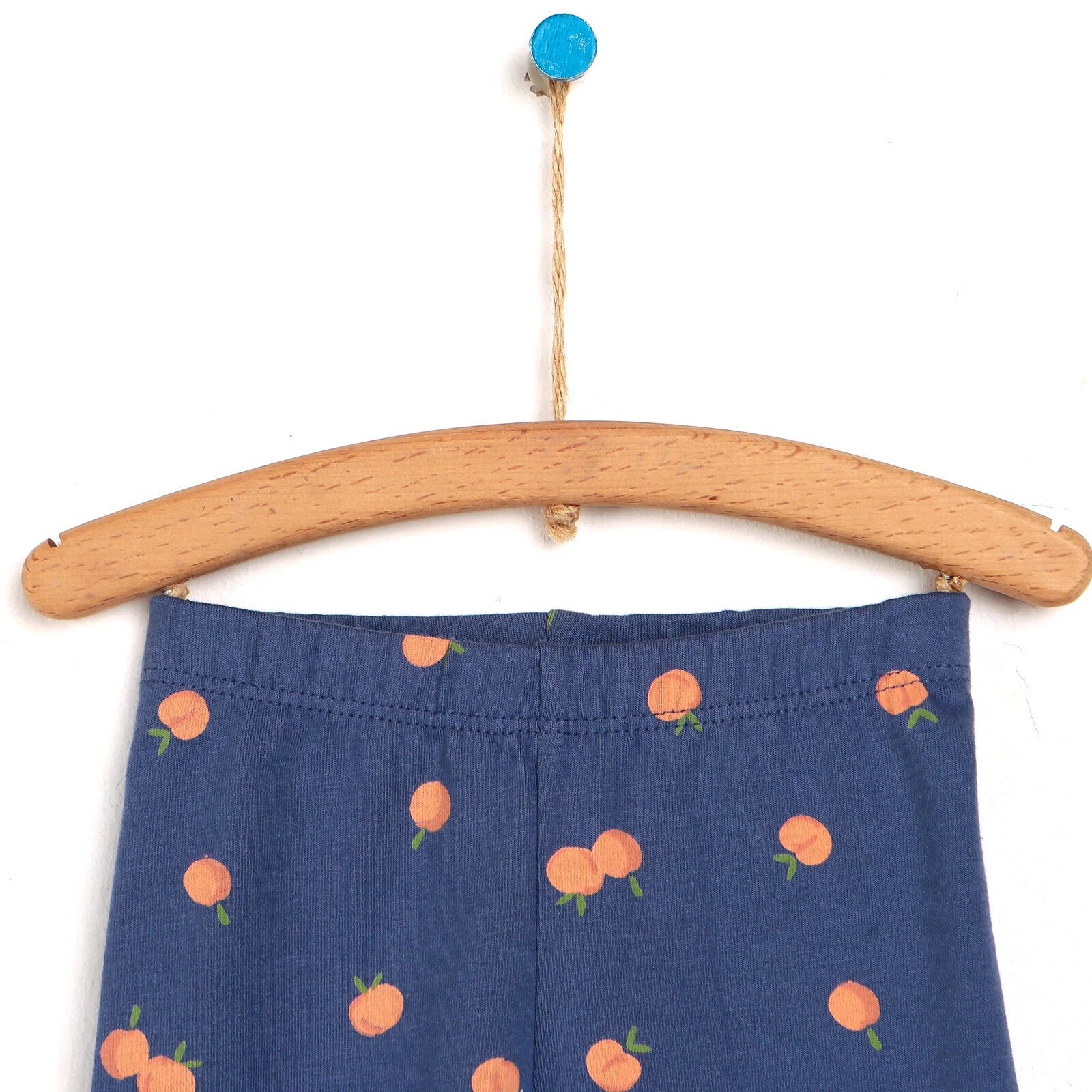 HelloBaby Basic Baby Girl Striped Bow Leggings - Dark Blue - ebebek - Black Friday