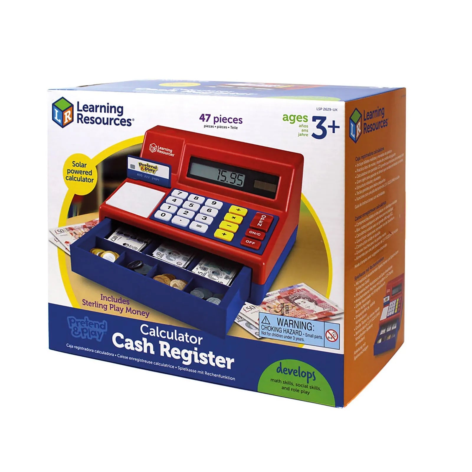 Learning Resources Pretend & Play Calculator Cash Register - ebebek - Black Friday