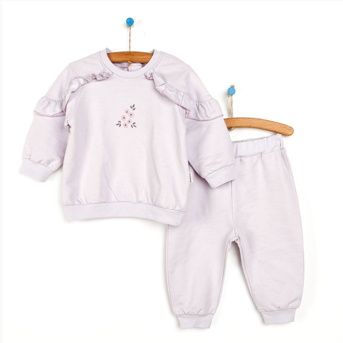 Bebbek Donut Love Sweatshirt Footless Bottom - Purple - ebebek - Black Friday